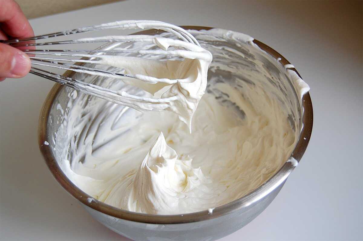 Творожный крем для торта со сливками -пошаговый рецепт с фото