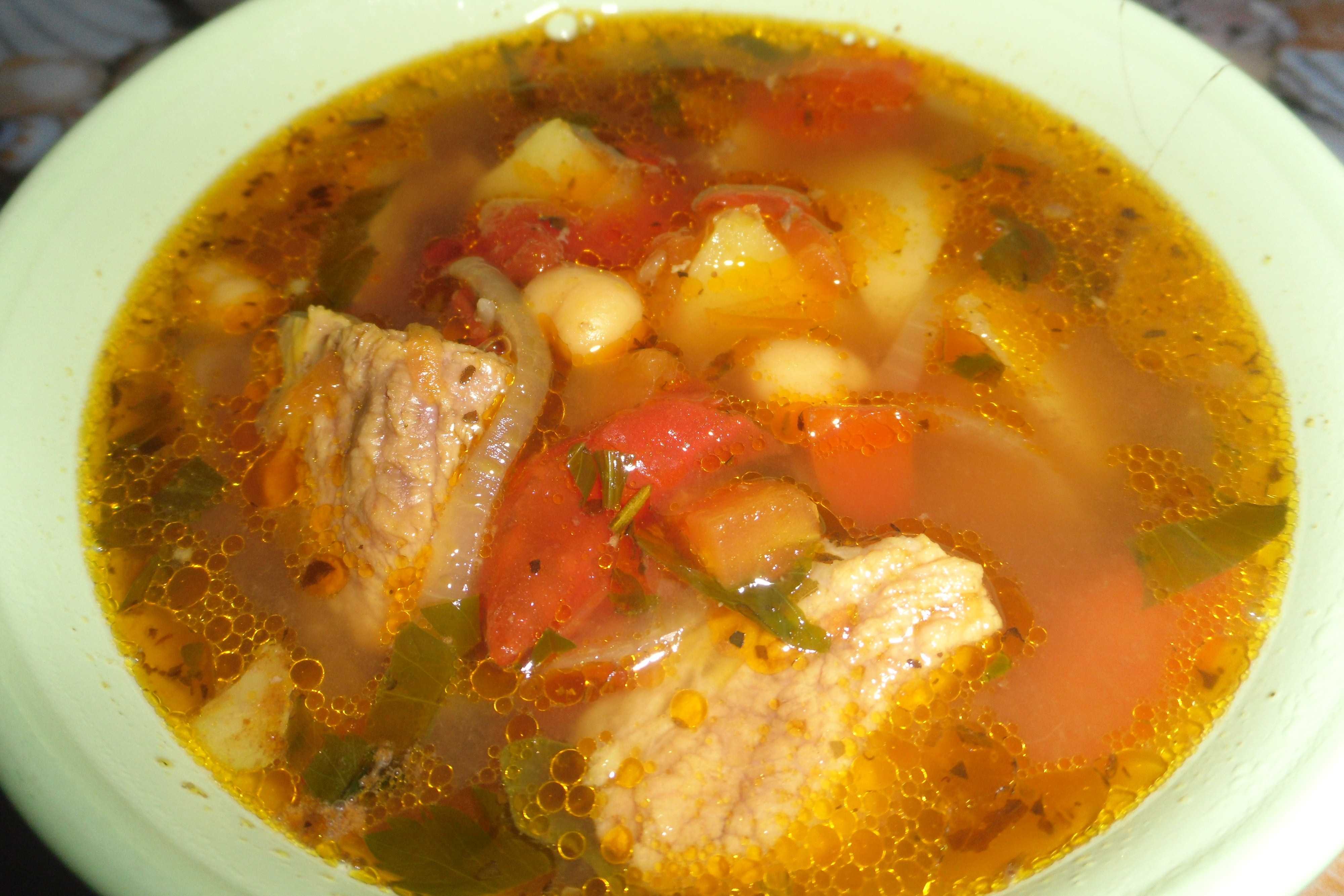 Азербайджанский суп бозбаш - оригинальный пошаговый рецепт