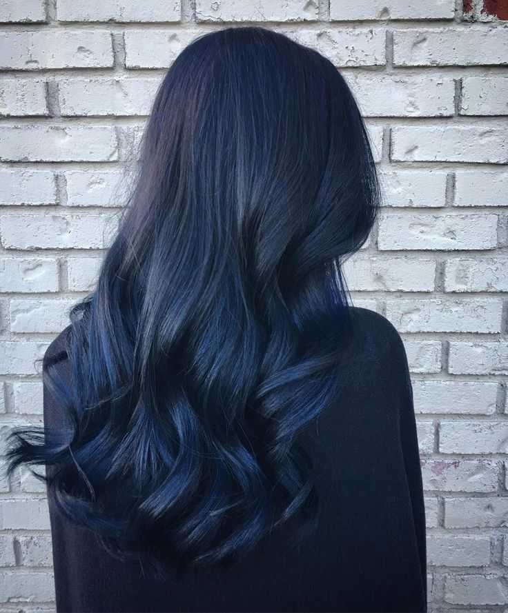 Синий цвет волос: правильная покраска и удаление оттенка