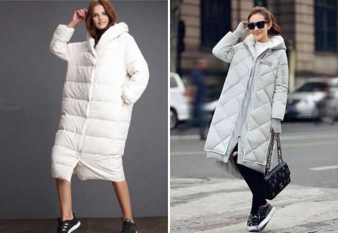 Женственное пальто-кокон и с чем его носить: 53 фото образа