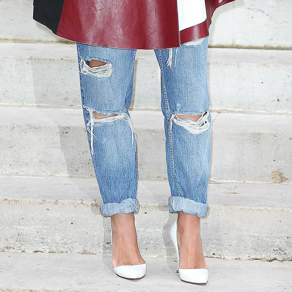 Джинсы с подворотами: как модно подвернуть джинсы (фото)
