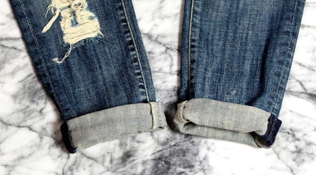 Подвернутые джинсы: как правильно делать подвороты?