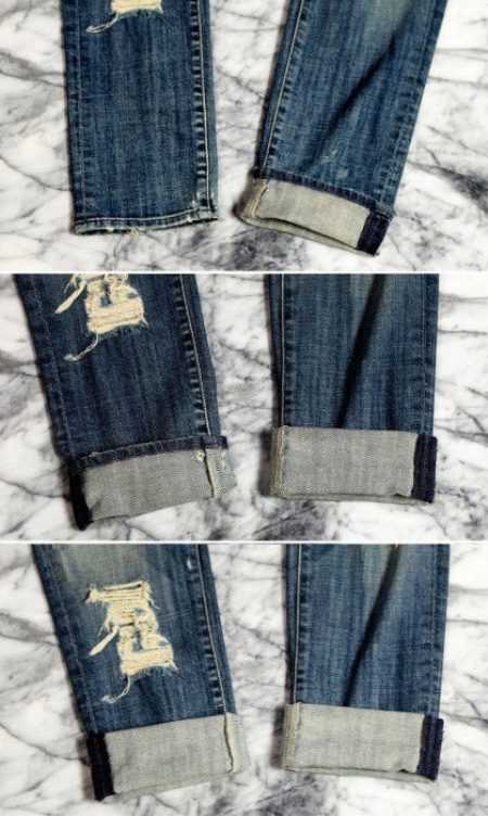 Как сделать подвороты на джинсах