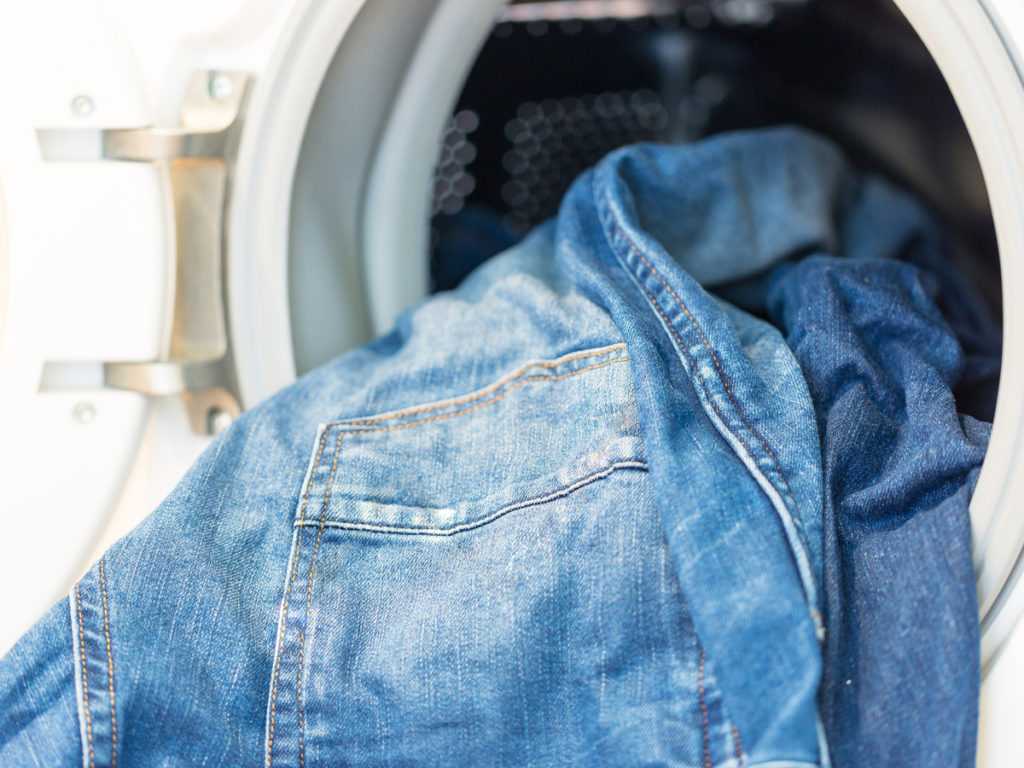Как стирать джинсы в стиральной машине автомат: температура, режим