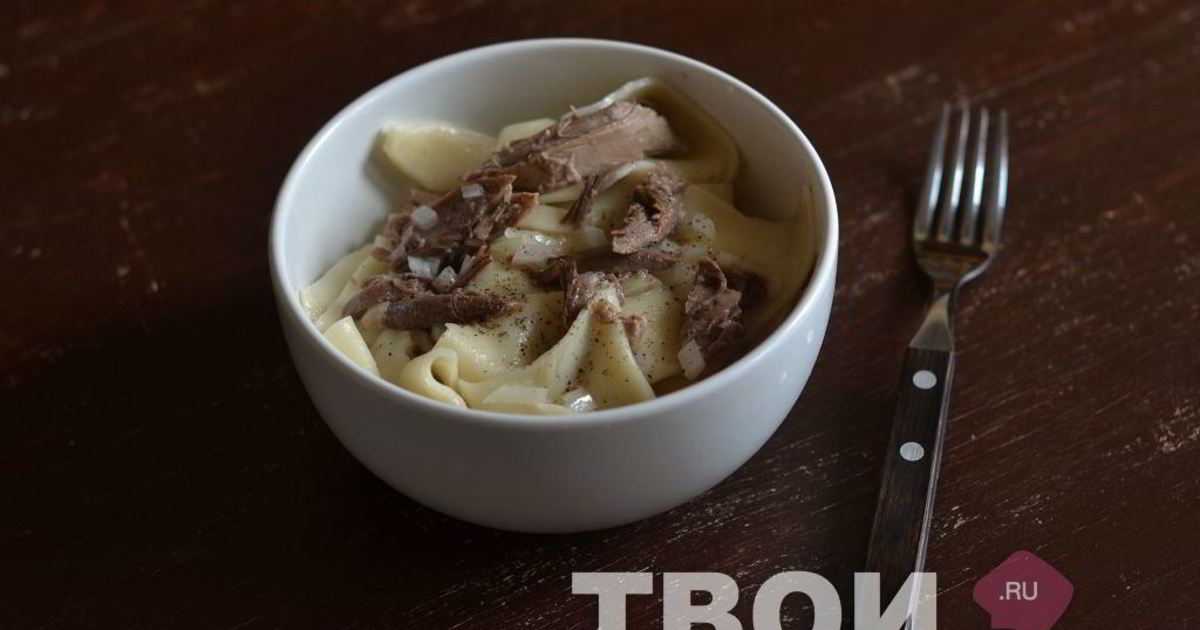 Бешбармак из курицы: рецепт приготовления