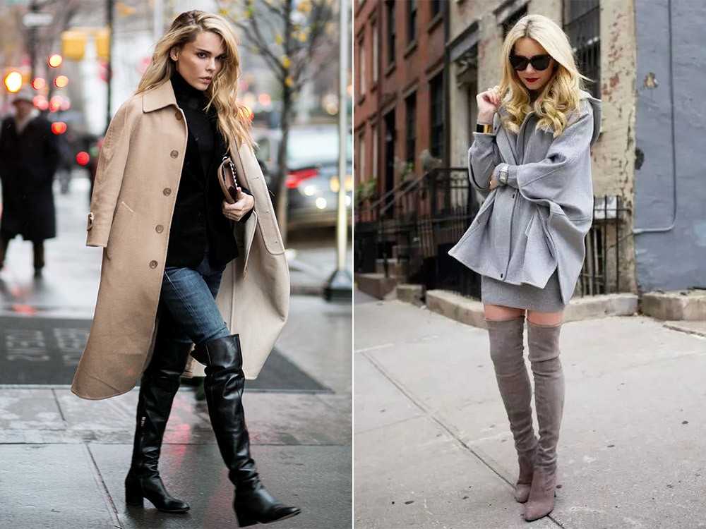 Женские зимние ботфорты – на каблуке, плоской подошве, танкетке, платформе, шпильке, с мехом, замшевые, кожаные, с чем носить?