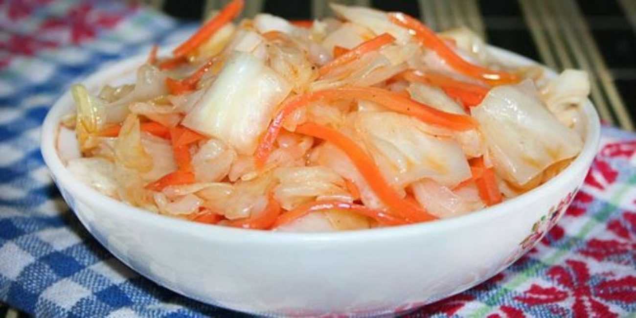Хрустящая и сочная капуста быстрого приготовления (рецепт на зиму)