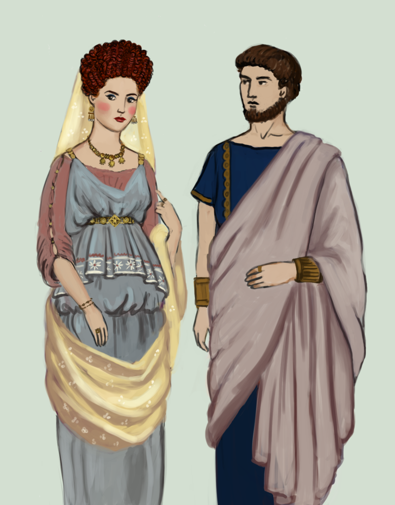 Одежда женщин в древней греции