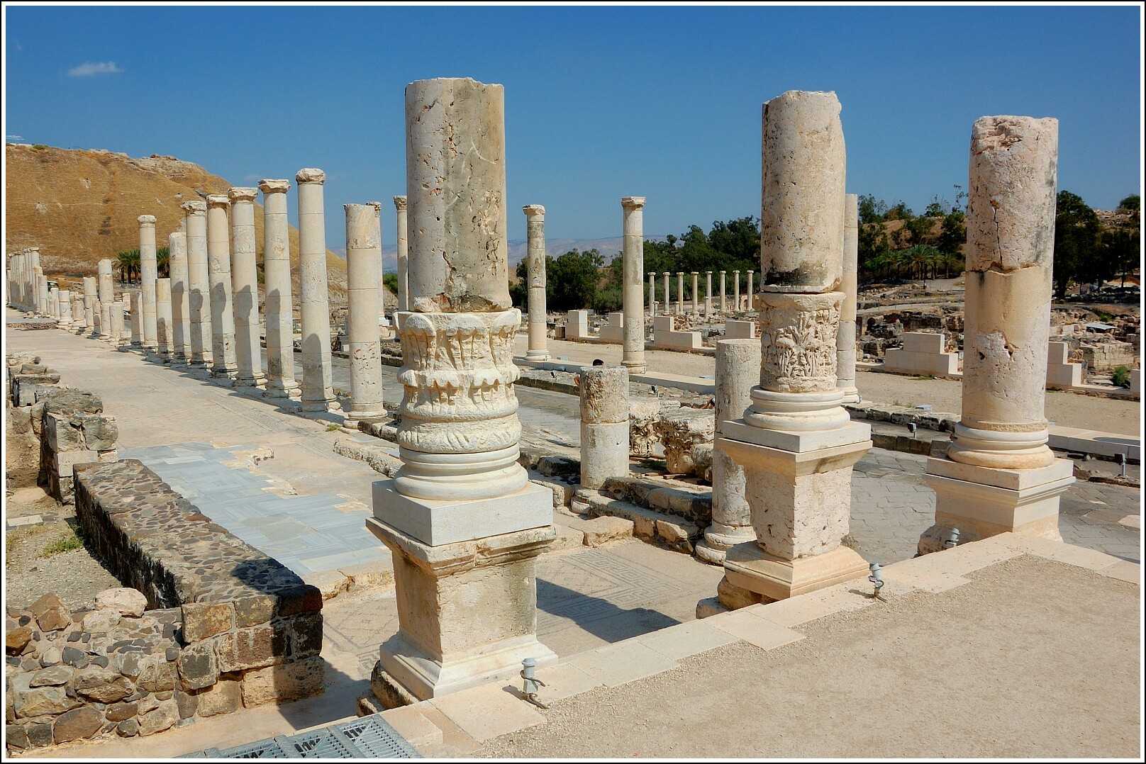 Beit shean national park - visitors guide - in a roman city