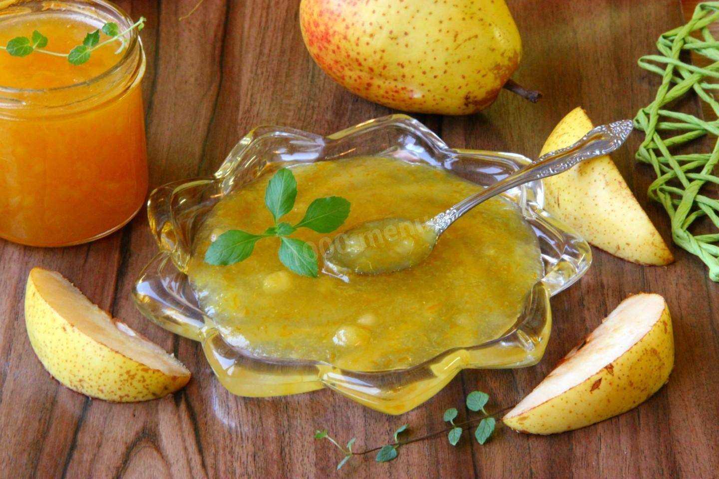 Повидло из груш с лимоном на зиму - пошаговый рецепт с фото