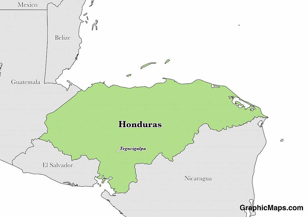 Столица гондураса на карте. Карта Гондураса на карте. Гондурас где находится Страна на карте.