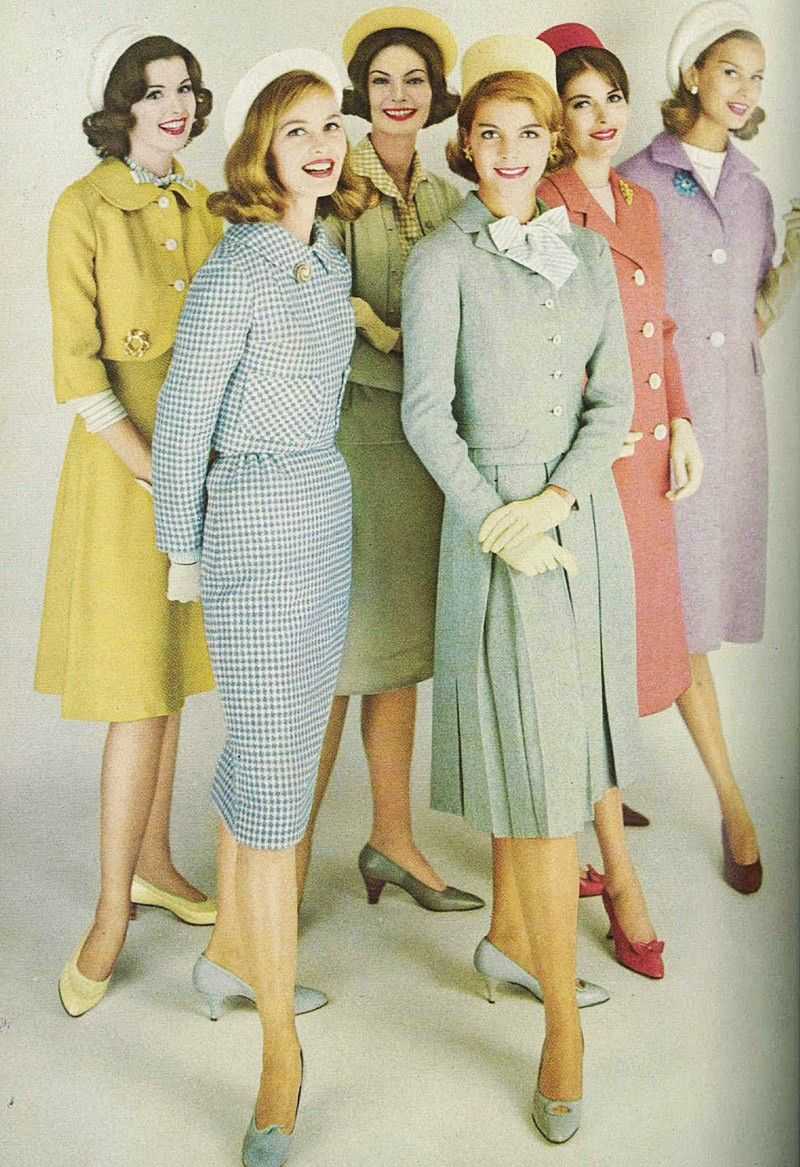 60е мода женщин Англия