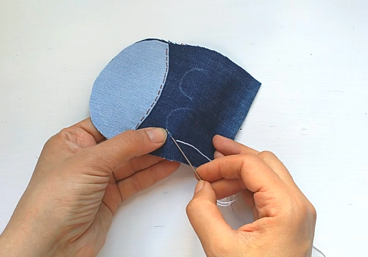 Как сшить кепку из джинсовой ткани