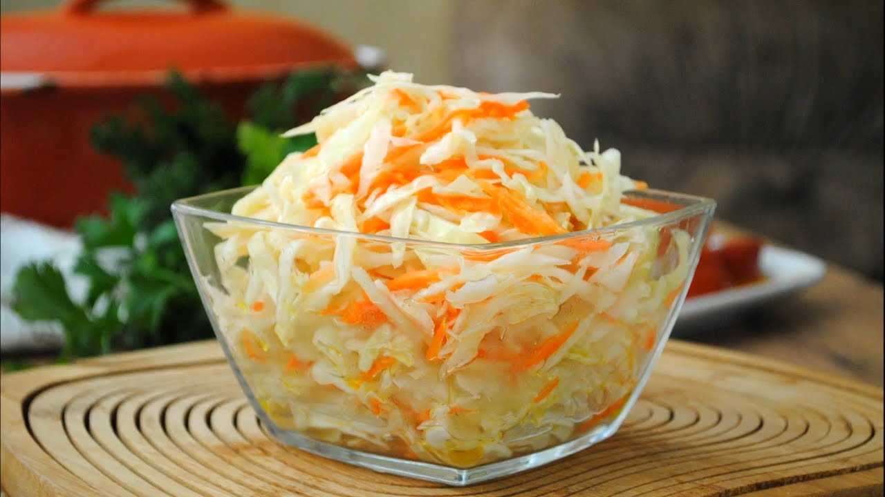 Вкусная квашеная капуста – 7 рецептов быстрого приготовления