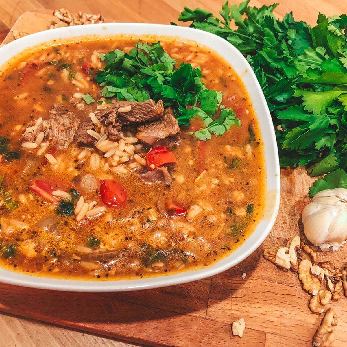 Рецепты приготовления супа "харчо" с бараниной по-грузински