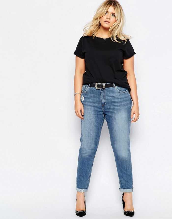 Модные джинсы для полных женщин