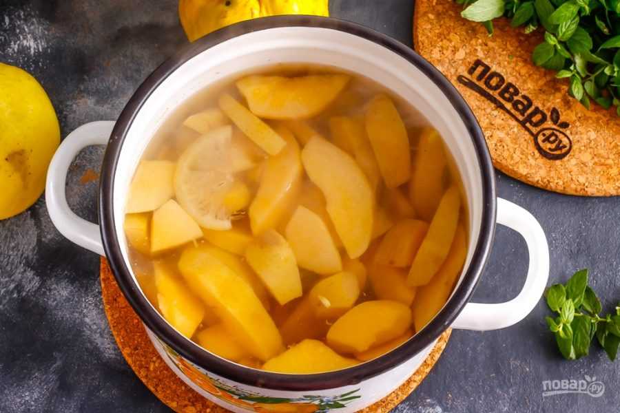 Рецепт компота из айвы на зиму